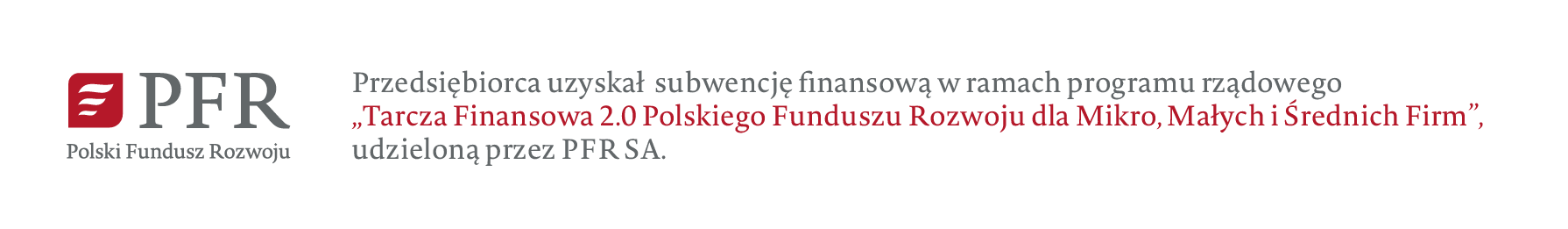 plakat Polski Fundusz Rozwoju PFR